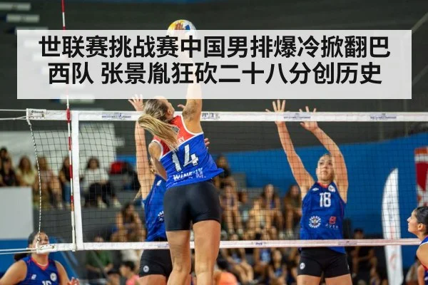 世联赛挑战赛中国男排爆冷掀翻巴西队 张景胤狂砍二十八分创历史